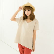 纯白之诗 夏装文艺棉麻T恤的清新美学